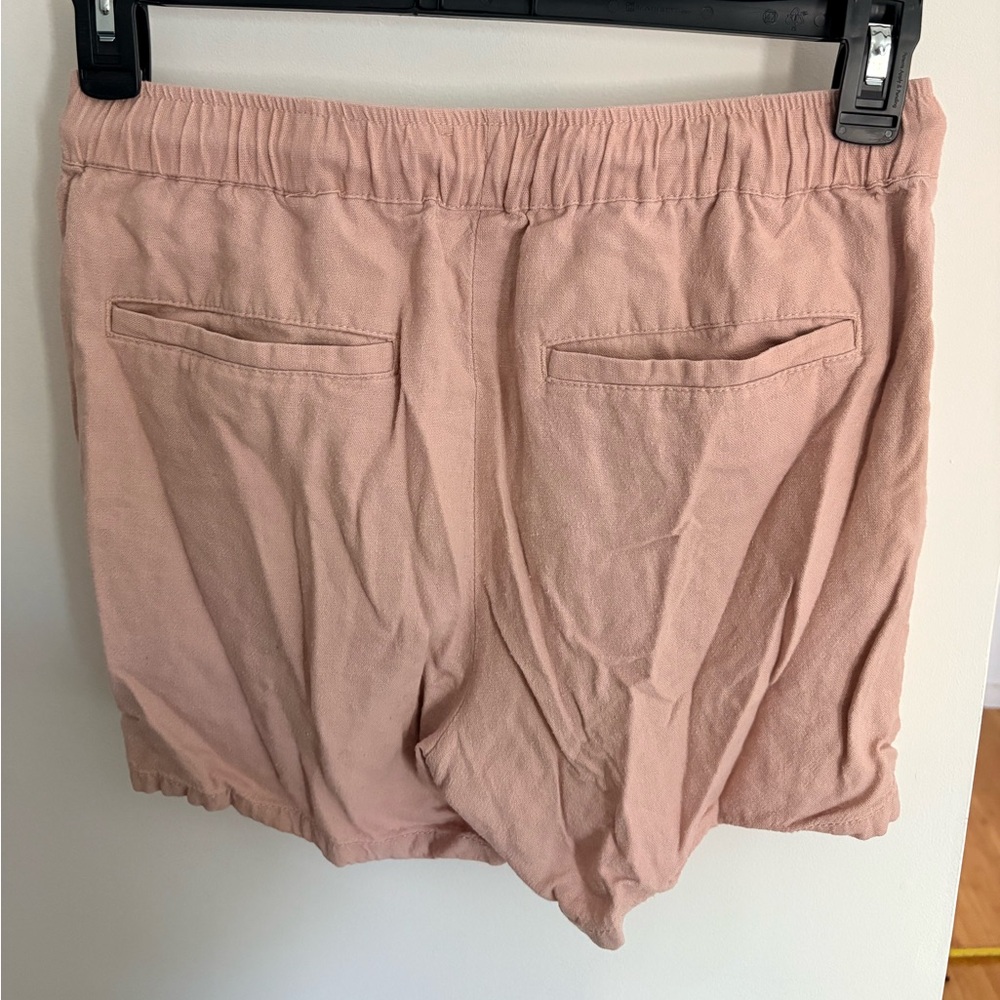 ASOS Pink Drawstring Cotton Blend Men’s Shorts - Picture 3 of 5